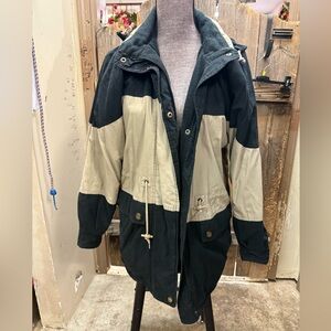 Men’s Pacific Trail Black and Cream Bomber Jacket